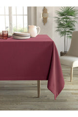 Velvet Textured Claret Red Table Cloth - Swordslife