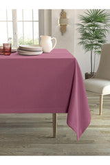 Velvet Textured Lavender Pink Tablecloth - Swordslife