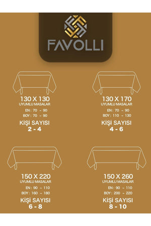 Velvet Textured Saffron Color Table Cloth - Swordslife