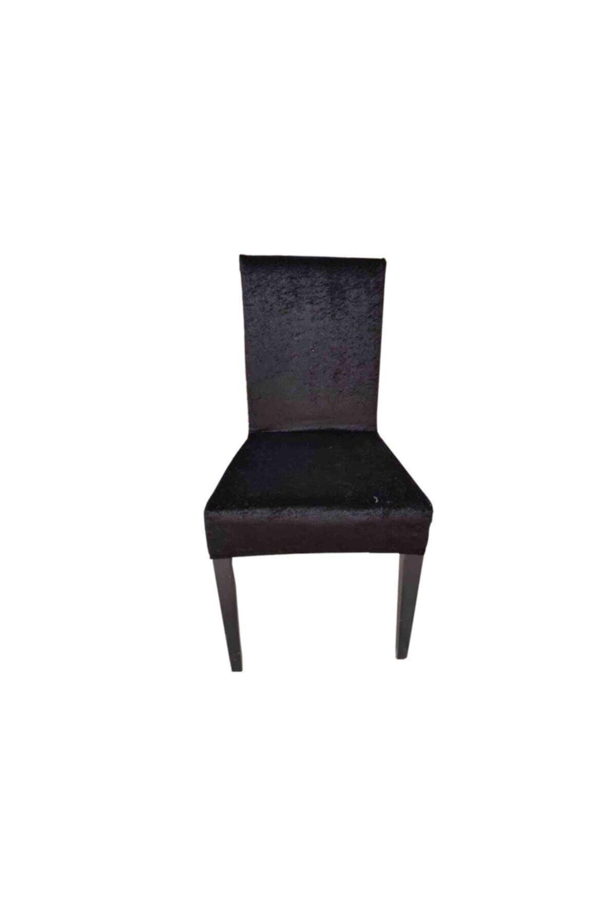 Velvet Chair Cover Cover -black 6 Pieces - Swordslife