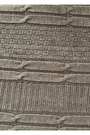 Brown Knitted Knitwear Blanket 220x240 - Swordslife