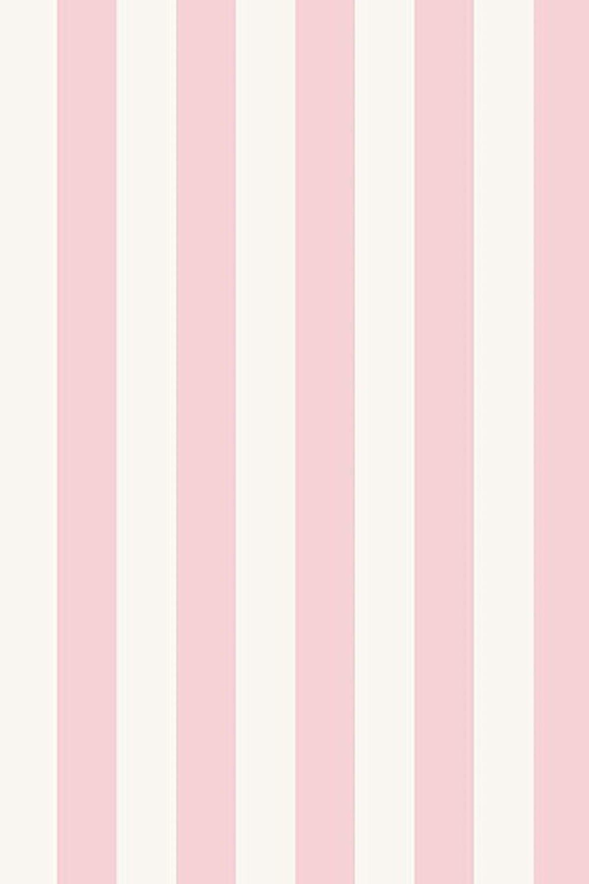 Thick Striped Light Pink White Wallpaper (5 M²) 7960 - Swordslife