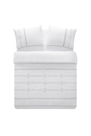 Kallis Double Ranforce Embroidered Duvet Cover Set - Swordslife
