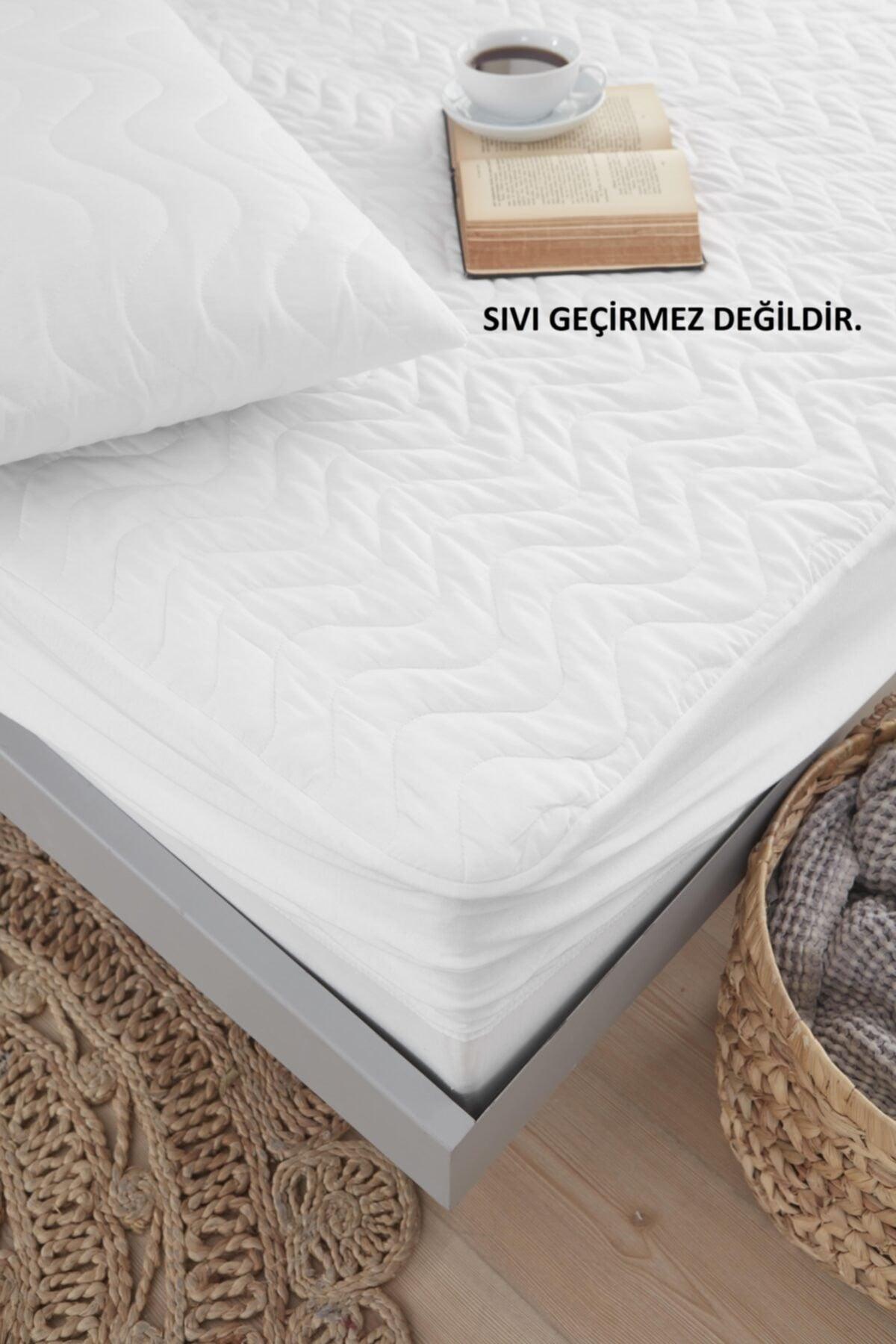 Quilted Fitted Mattress Protector Mattress Single and Double Quilted 100% Cotton Mattress Underlayment - Swordslife
