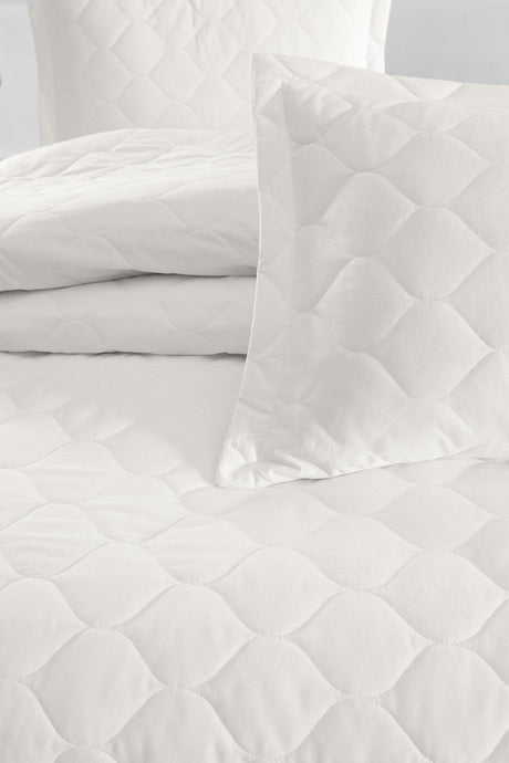 Quilted Pillowcase 2 Pack 50x70cm Freshcolor Ecru - Swordslife