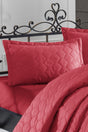 Quilted Pillowcase 2 Pack 50x70cm Freshcolor Red - Swordslife