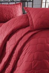 Quilted Pillowcase 2 Pack 50x70cm Freshcolor Red - Swordslife