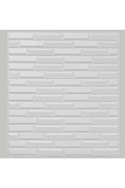 Self Adhesive 3d Size White Opaque Wallpaper Panel Nw55 - Swordslife