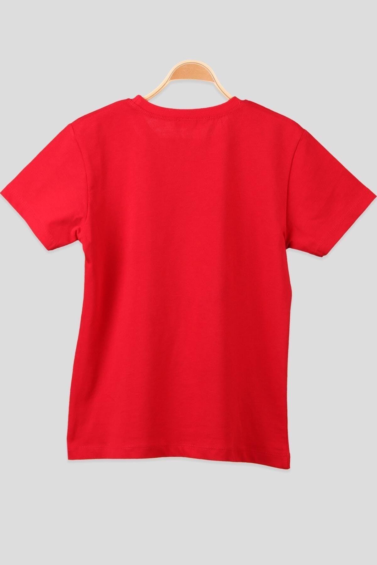 Kids T-Shirt Turkish Flag Red (10-12 Ages)