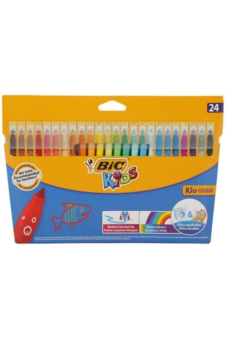 Kids Kid Couleur Felt Crayons 24 Colors