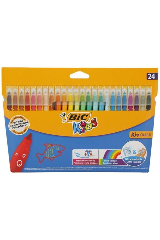Kids Kid Couleur Felt Crayons 24 Colors