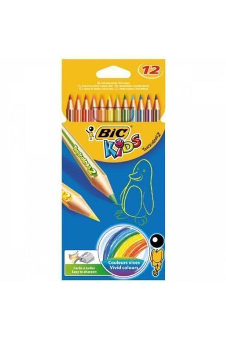 Kids Tropicolors Dry Crayons 12 Colors