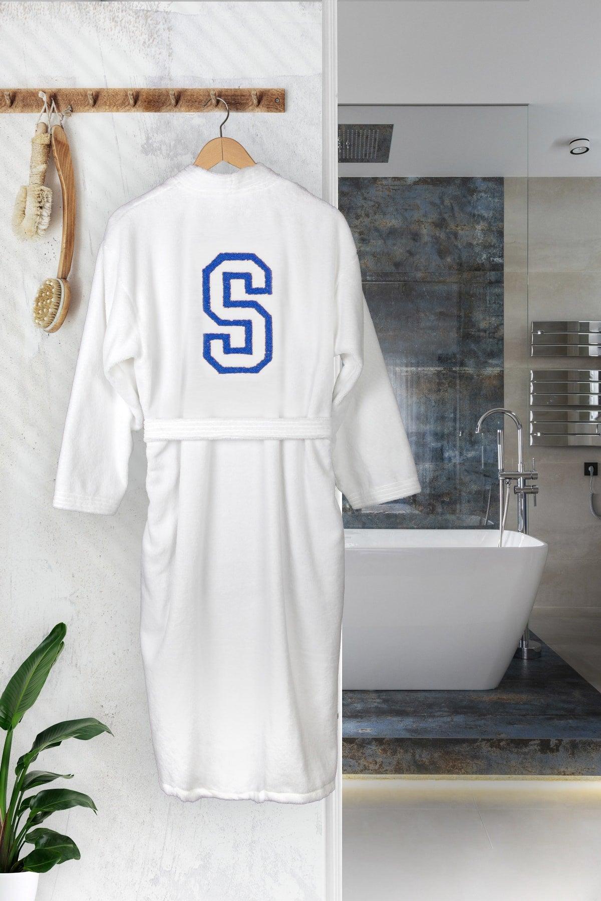 Kimono Bathrobe/ Blue Color S Embroidered Embroidered - Swordslife