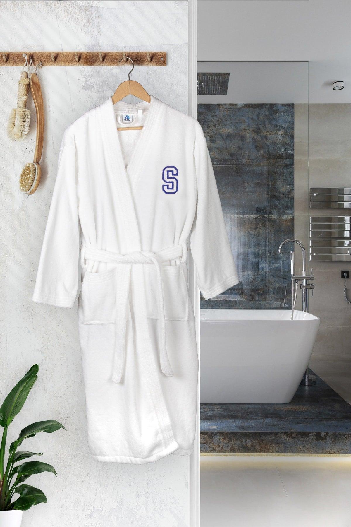 Kimono Bathrobe/ Blue Color S Embroidered Embroidered - Swordslife