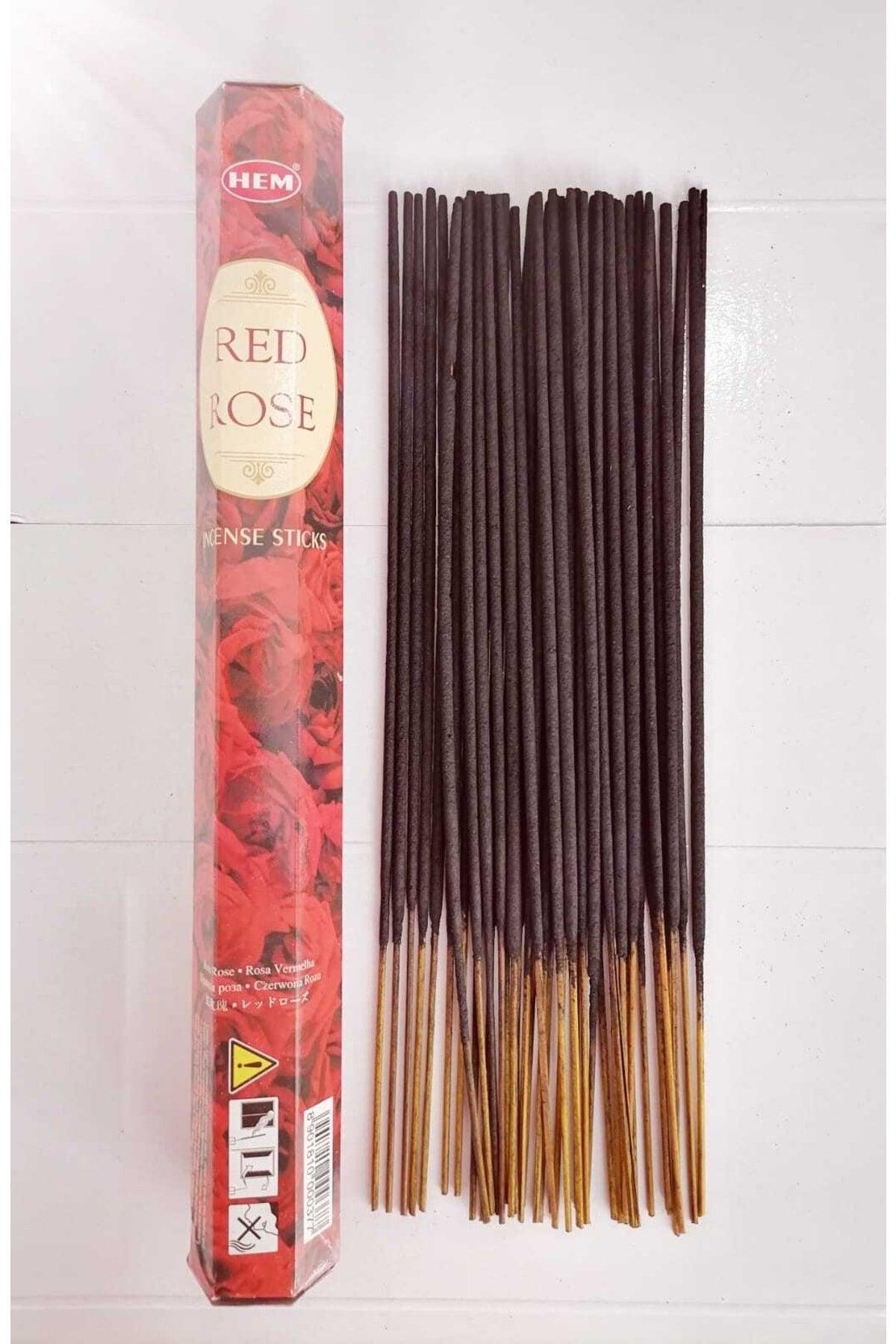 Red Rose Scented 1 Box Stick Incense Stick 20 pcs - Swordslife