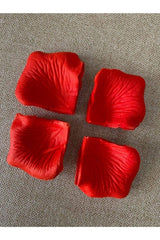 Red Artificial Rose Petals 5x5cm 96 Pieces - Swordslife