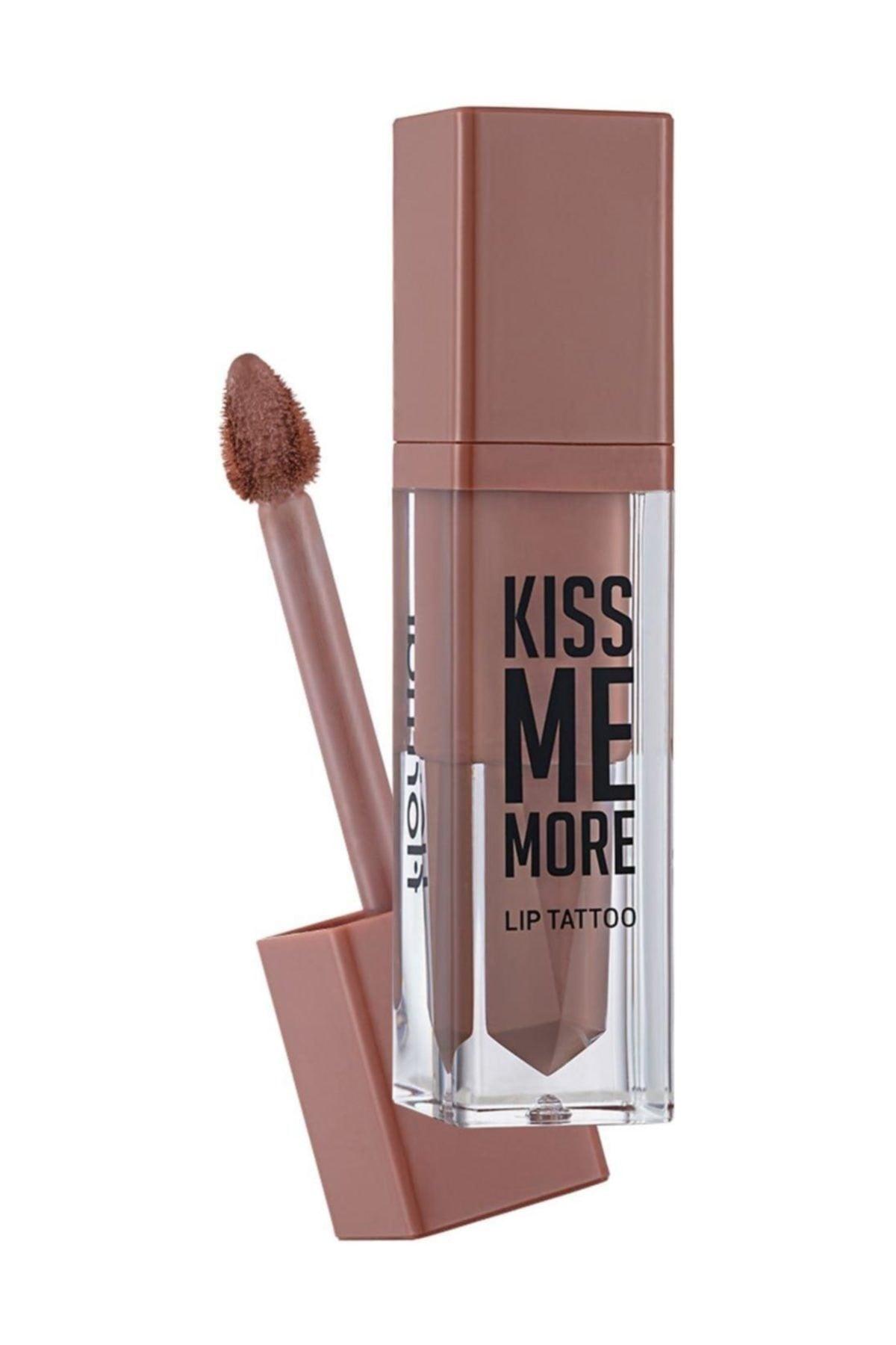 Kiss Me More Lip Tattoo Light Pink Nude Lipstick