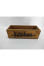 Kıtchen Wooden Box, Counter Top Wooden Organizer, Decorative Wooden Box, Kitchen Decoration - Swordslife