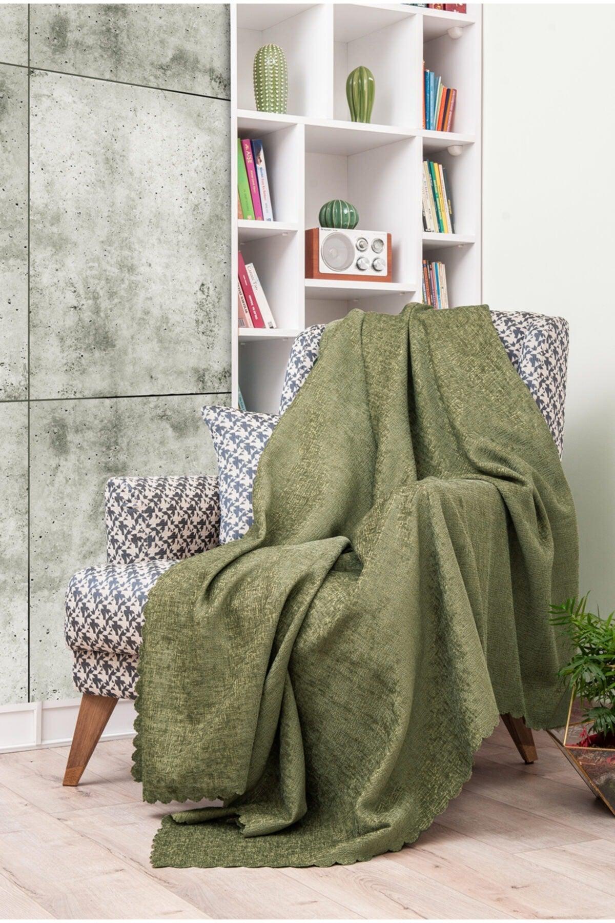 Seat Cover | Sofa Cover | Throw 175x215 Jacquard Non-Slip Seat Cover| Khaki - Swordslife