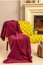 Seat Cover | Sofa Cover | Throw 175x215 Microfiber Chenille Double Sided Non-Slip | burgundy - Swordslife