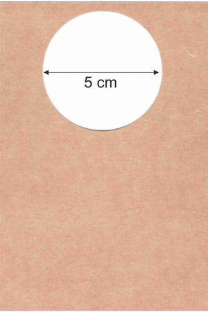 Kraft Gift / Brand Tag 100 Pieces
