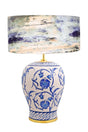 Kty-srm01 Blue Blanc Ceramic Lampshade - Bluemixed - Swordslife