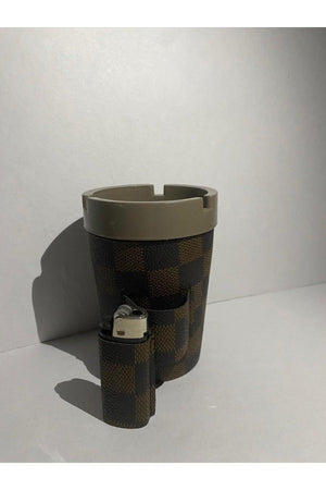 Ashtray Patterned Odorless With Lighter - Swordslife