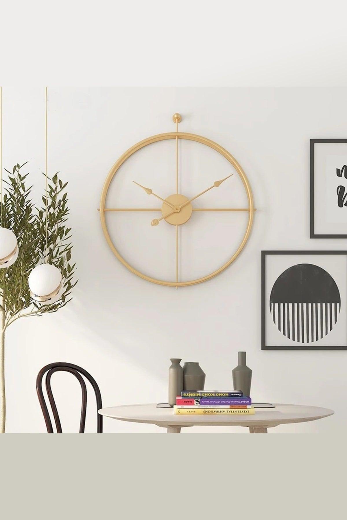 La Clock Gold 90 Cm, Modern Decorative Spanish Style Wall Clock - Swordslife