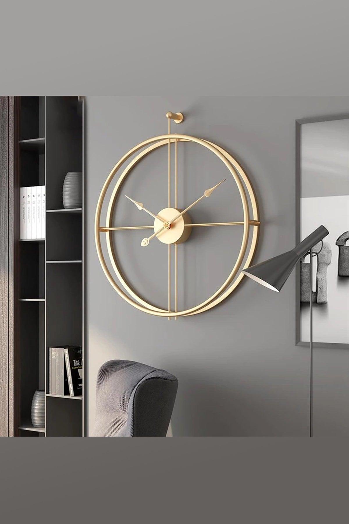 La Clock Gold 90 Cm, Modern Decorative Spanish Style Wall Clock - Swordslife