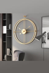 La Clock Gold 90 Cm, Modern Decorative Spanish Style Wall Clock - Swordslife