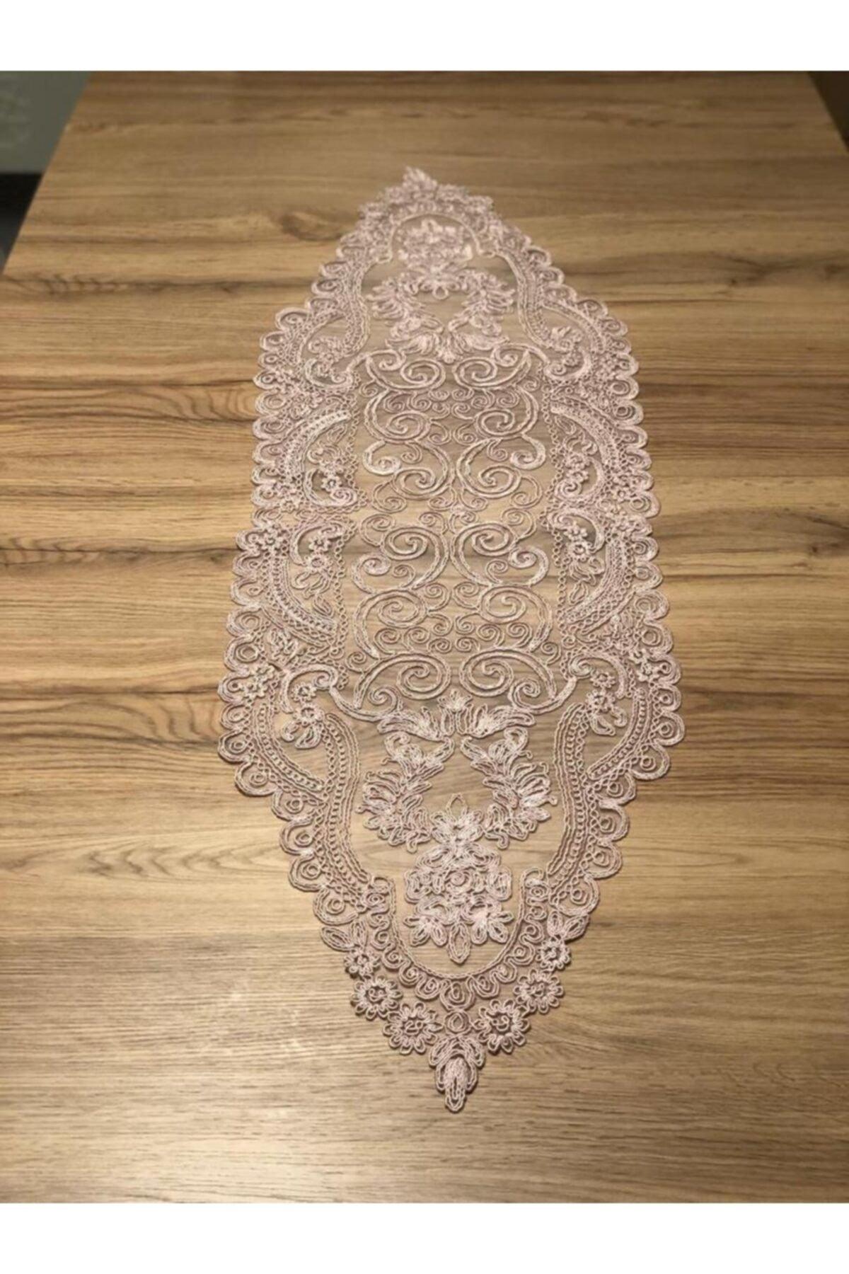 Lace Detailed Powder Runner (110x35cm) - Swordslife