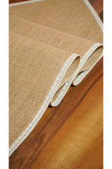 Lace Edge Jute Runner 40x200cm - Swordslife