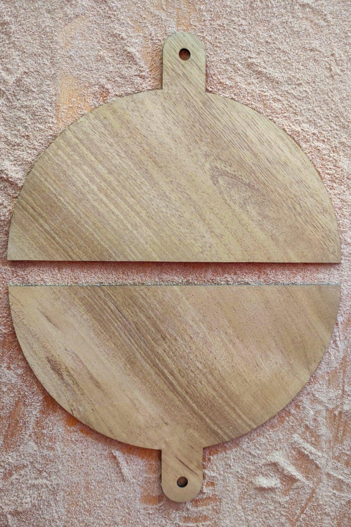 Lahmacun Pizza Shovel Home Type Wooden Oak