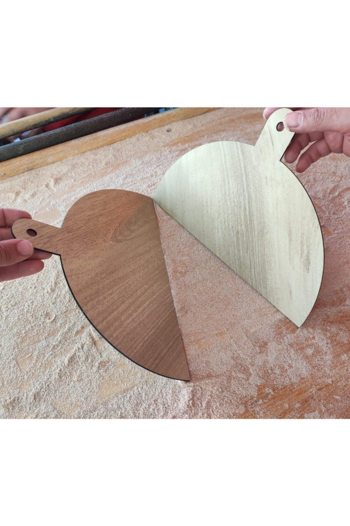 Lahmacun Pizza Shovel Home Type Wooden Oak