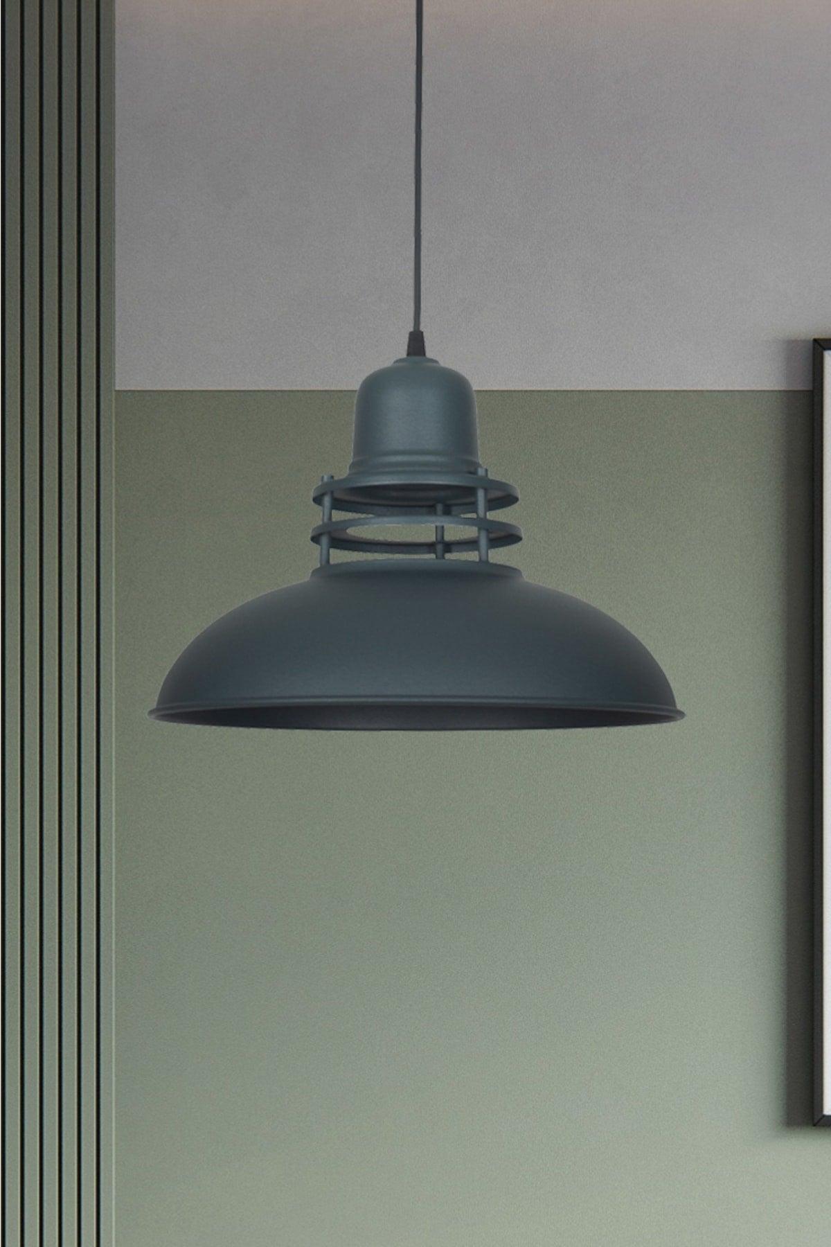 Fener Modern Design Plastered Pendant Lamp Metal Anthracite Color Pendant Lamp Cafe - Kitchen Single Chandelier - Swordslife