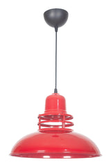 Fener Modern Design Plastered Pendant Lamp Metal Red Color Pendant Lamp Cafe - Kitchen Single Chandelier - Swordslife