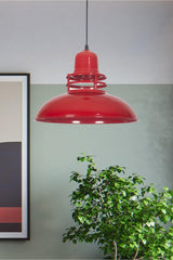 Fener Modern Design Plastered Pendant Lamp Metal Red Color Pendant Lamp Cafe - Kitchen Single Chandelier - Swordslife