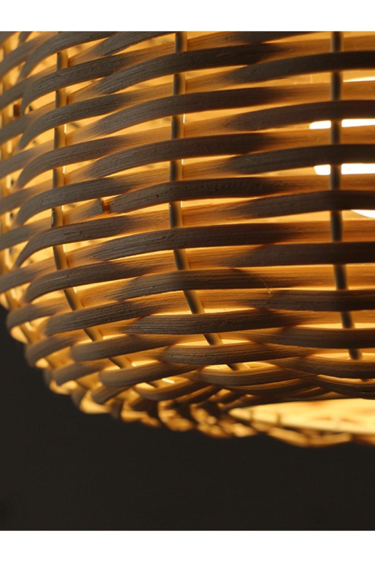 Lara 25 X 20 cm. Rattan Pendant Lamp - Swordslife