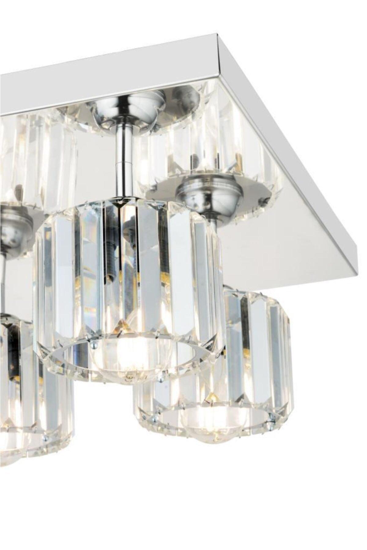 Lara 4-Set Chrome Y-10 Chandelier - Swordslife