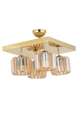 Lara 4-Set Gold Yellow Stone Sy-10 Chandelier - Swordslife