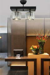 Lara Caka 2-Set Black Y-10 Crystal Stone Chandelier - Swordslife