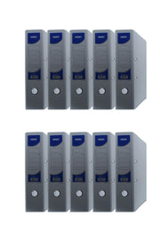 Large Plastic Folder (56411-010) White 10 Pcs