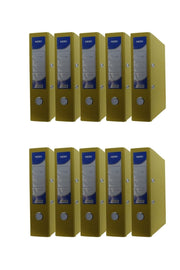 Large Plastic Folder (56411-030) Yellow 10 Pcs