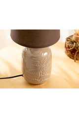 Lavender Ceramic Lampshade 17x17x31 Cm Brown - Swordslife