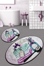 LAVENDER Digital 2 LI SET Closet Set Bath Mat Set Carpet - Swordslife