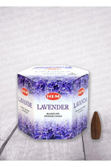 Lavender Backflow Conical Incense 40 Pieces - Swordslife