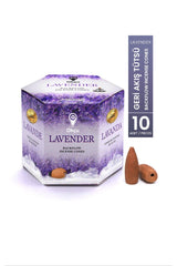 Lavender / Lavender Backflow Incense Waterfall Conical Backflow Incense Cones 10 Pcs/Pieces - Swordslife