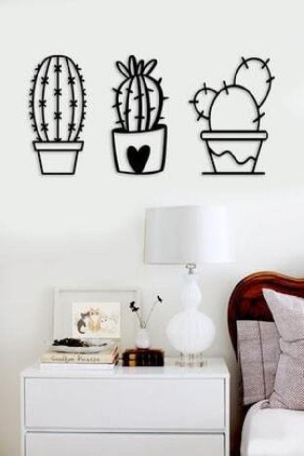 Laser Cut Wooden Cactus Wall Decor - Swordslife