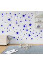 Laser Cut Wooden Star Decor 100 Pieces - Blue - Swordslife