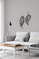 Leaf Mdf Wall Painting 50 cm - Swordslife